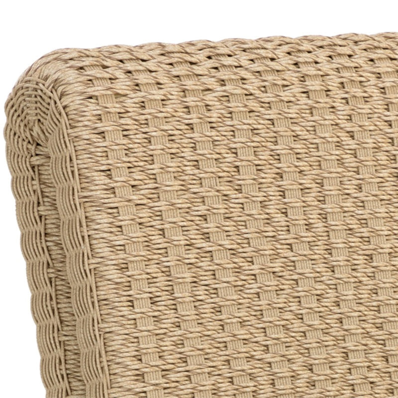 Edith Outdoor Dining Side Chair, Natural