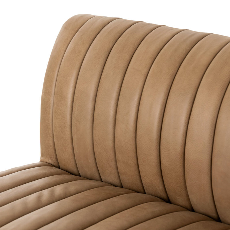 Augustine Upholstered Dining Chair, Palermo Drift Genuine Leather