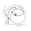 Steel Flush Mounted Sconce