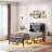 Upholstered Bed Frame With Led Lights & Charging Station-1676284723