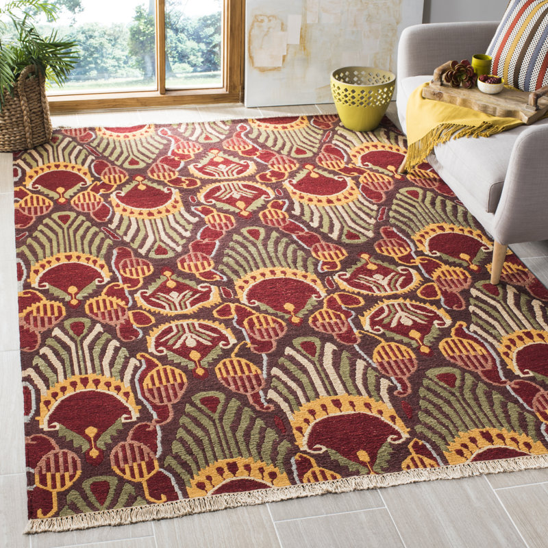 Tapis ikat en laine Saint-Paul, Rectangle 9 pi x 12 pi