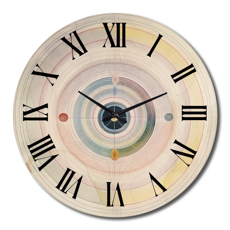 Horloge murale Universal Blossoming Pastel Harmony II, Très grand
