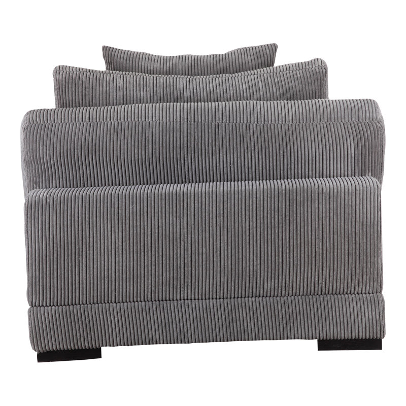 Saegan Slipper Chair, Gray