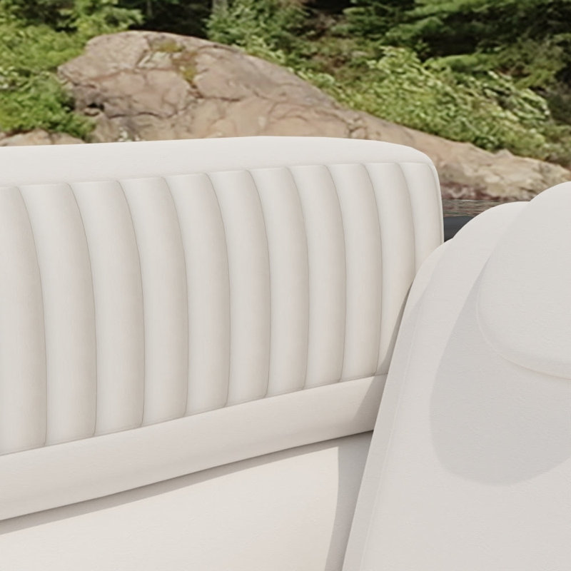 Tissu Mariah thermosoudé, Blanc brillant