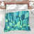 Bleu sarcelle et vert lime