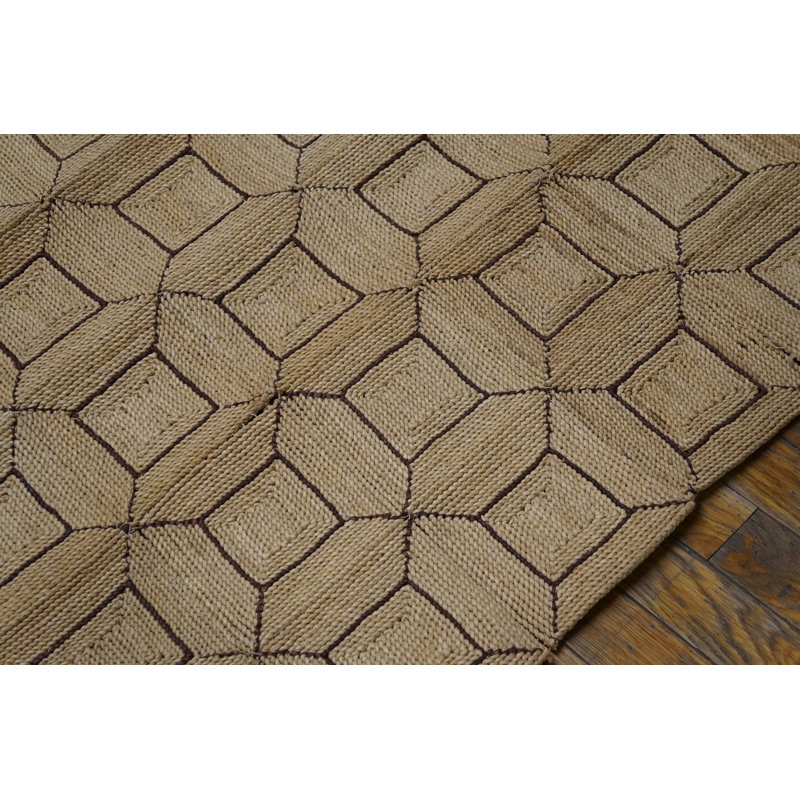 Tapis rétro Mid-Century rétro noué aux États-Unis