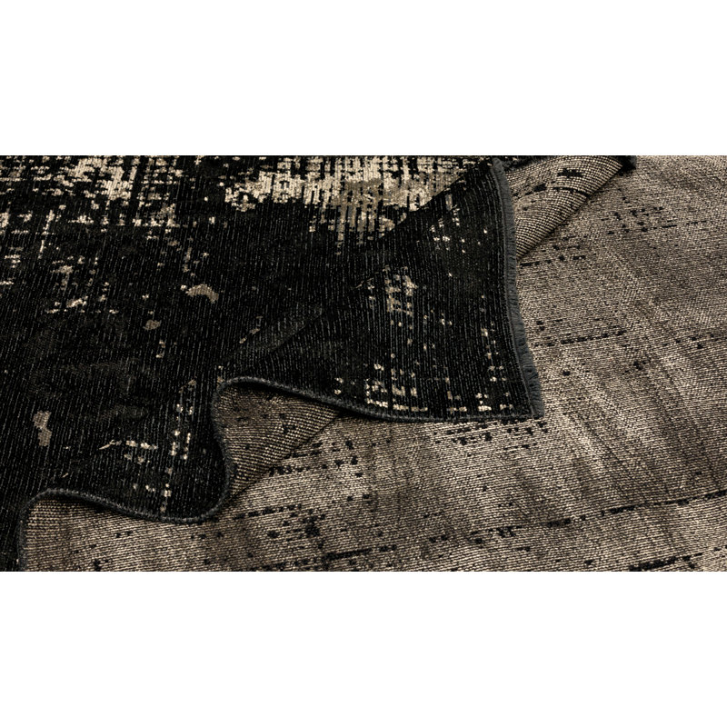Tapis beige / noir Rapture, Rectangle 7 pi 10 po x 11 pi 2 po