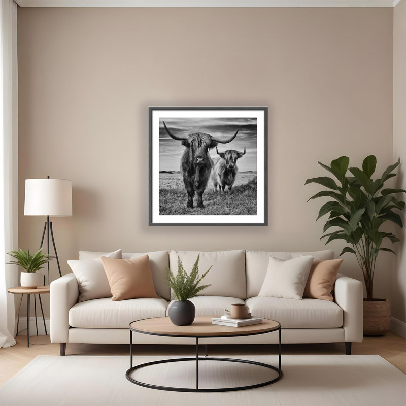 Nature Inspired Highlands by  - Picture Frame Photograph on Paper, 24" H x 24" W