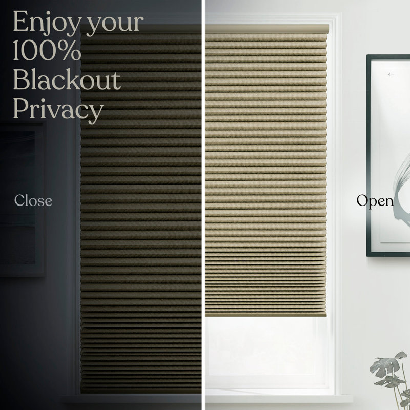  Blackout Cellular Shades, Doré, 70.5"W x 60"L