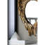 Miroir d'appoint Golden Wing, miroir de 9,3 po x 12,2 po.