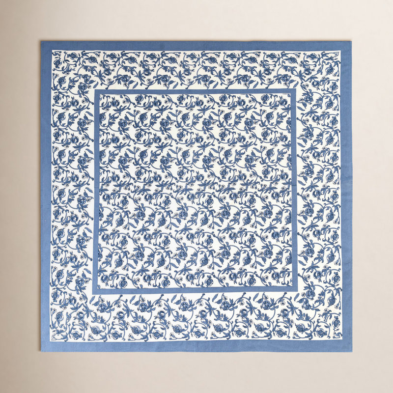 Nappe Brona - Carrée, 59 po carré, Bleu