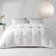 RDS Certified Down Feather Comforter, Organic Breathable Duvet Insert with 4 Corner Ties-133599026