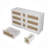 51.2 "Rattan Locker With Drawers, 9 Drawers, Metal Handles For Kitchen, Living Room, Bedroom-406916813