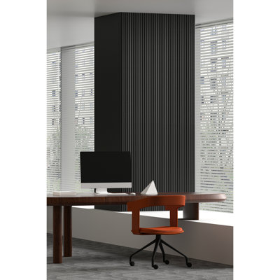 94" X 12" Flexible 3D Semi-Circle Wood Shiplap Wall Paneling – Modern Decorative Wood-Look Wall Panels For Accent Walls, Ceilings & Interior Design Projects