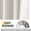 Rideaux occultant en lin 2 panneaux épais rideaux bloquant la lumière et isolant thermique pour la chambre à coucher Rideaux rustiques pour le salon-688901456-688901467