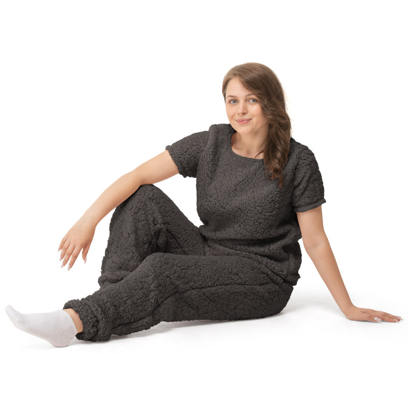Buntine Waffle Throw Blanket, Charcoal, W63 x L65cm