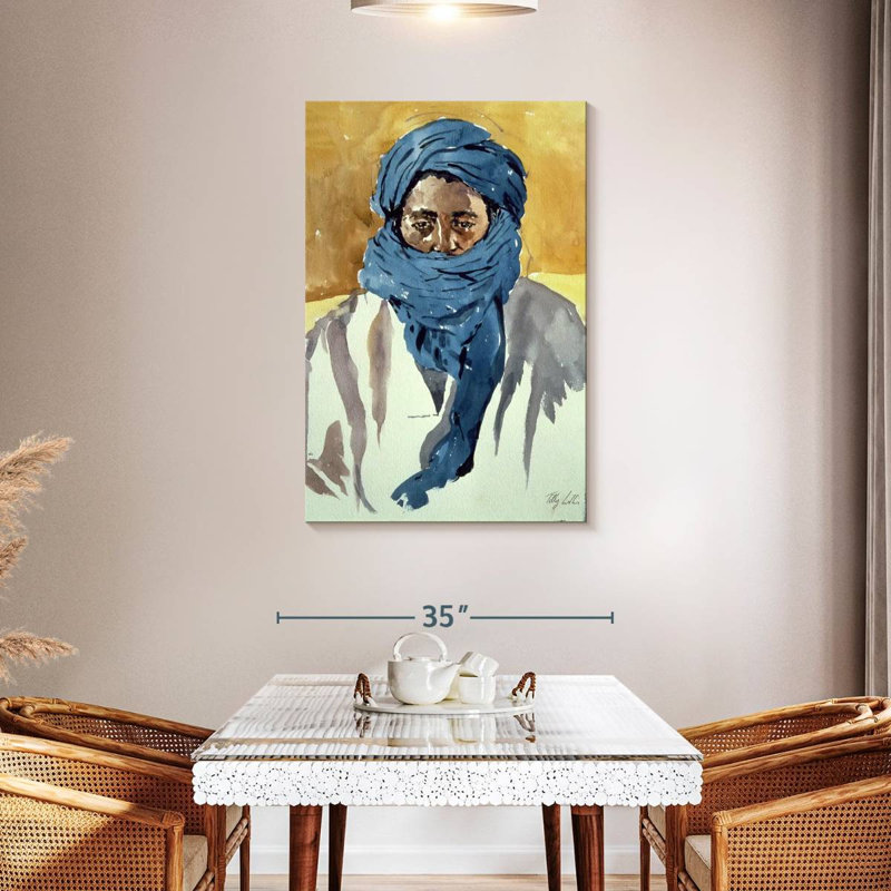 Leisha, tribu touareg Tombouctou, H 45 po x l 30 po