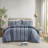 Premium Cotton Bedding Sets, King Cal King Modern Striped Home Comfort