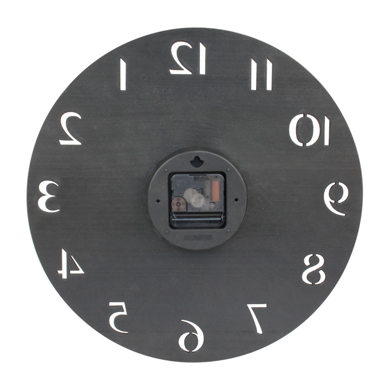 Horloge murale 14 po Talapoosa, Brun pâle