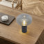 Modern Minimalist Art Deco-Style Marble Glass Bedside Table Lamp