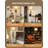 63.8'' Dimmable Tray Table Floor Lamp Standing Lamp With Shelf And Coat Rack 