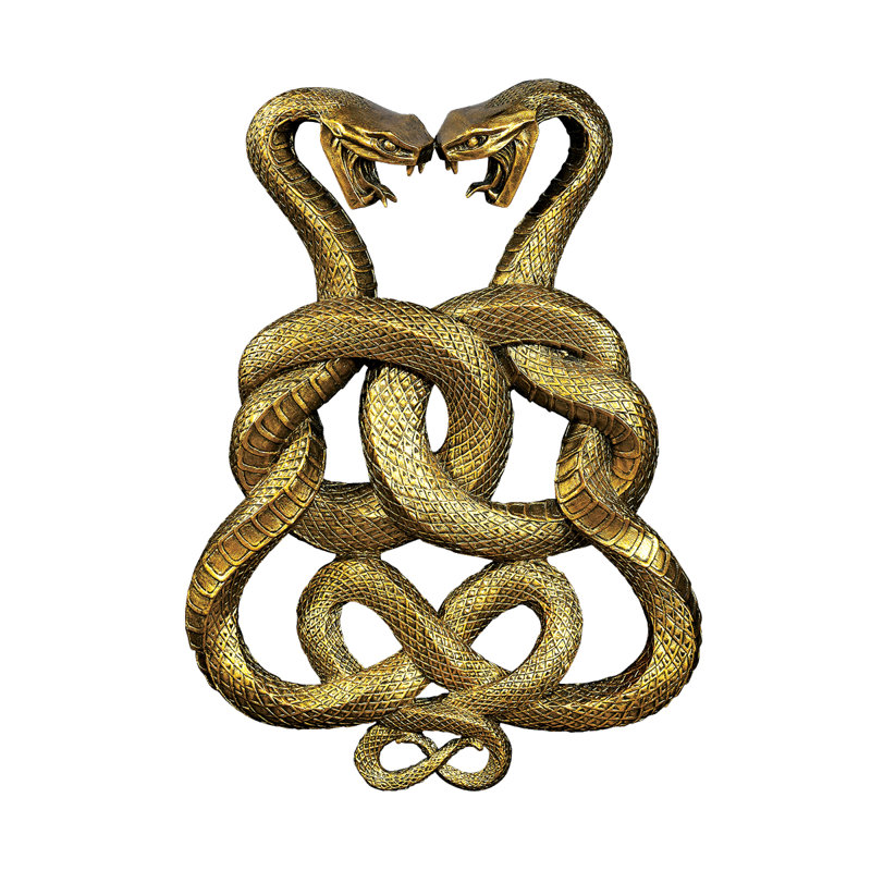 Kristopher Infinity Cobra Twins Wall Sculpture