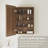 20" W X 28" H Beveled Edge Walnut Finish Wood Medicine Cabinet with Mirror, Adjustable Shelves, Soft-Close Hinges and Reversible Door, Wall-Mount or Recessed for Makeup, Shaving or Bathroom Vanity Storage-221858322-203037064