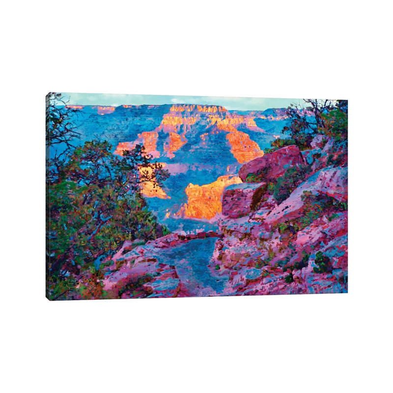 Grand Canyon by Lisa Robinson - Wrapped Canvas Painting, 20.32 cm H x 30.48 cm W