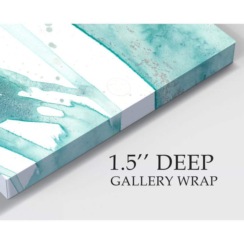 «E Water Vortex II», reproduction sur toile, H 12 po x l 8 po x P 1 po, Toile tendue
