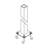 71" H 2.5" Square Post-70167402-96124973