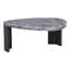 Ensemble de 2 tables basses gigognes Granite Grey