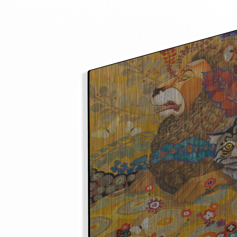 "Tapisserie Leonine" par David Galchutt, H 16 po x l 24 po
