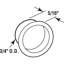 Poignées de porte de garde-robe coulissantes Prime-Line (paquet de 4)-21684154-21684152