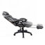 Fauteuil de direction entièrement inclinable avec repose-pieds Gaming