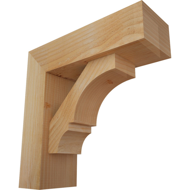 Support de bloc Balboa avec entretoise décalée, 18 po x 18 po, Sapin Douglas de l 6 po (scié brut)