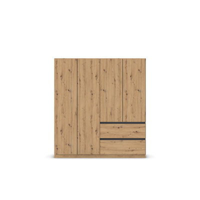 Wardrobe wardrobe COSTA hinged door wardrobe with push-to-open function