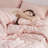 Bedsure Full Pintuck Bed-in-a-Bag- Light Pink Pinch Pleat Comforter with Sheets, Pillowcases & Shams-114250860-103425111