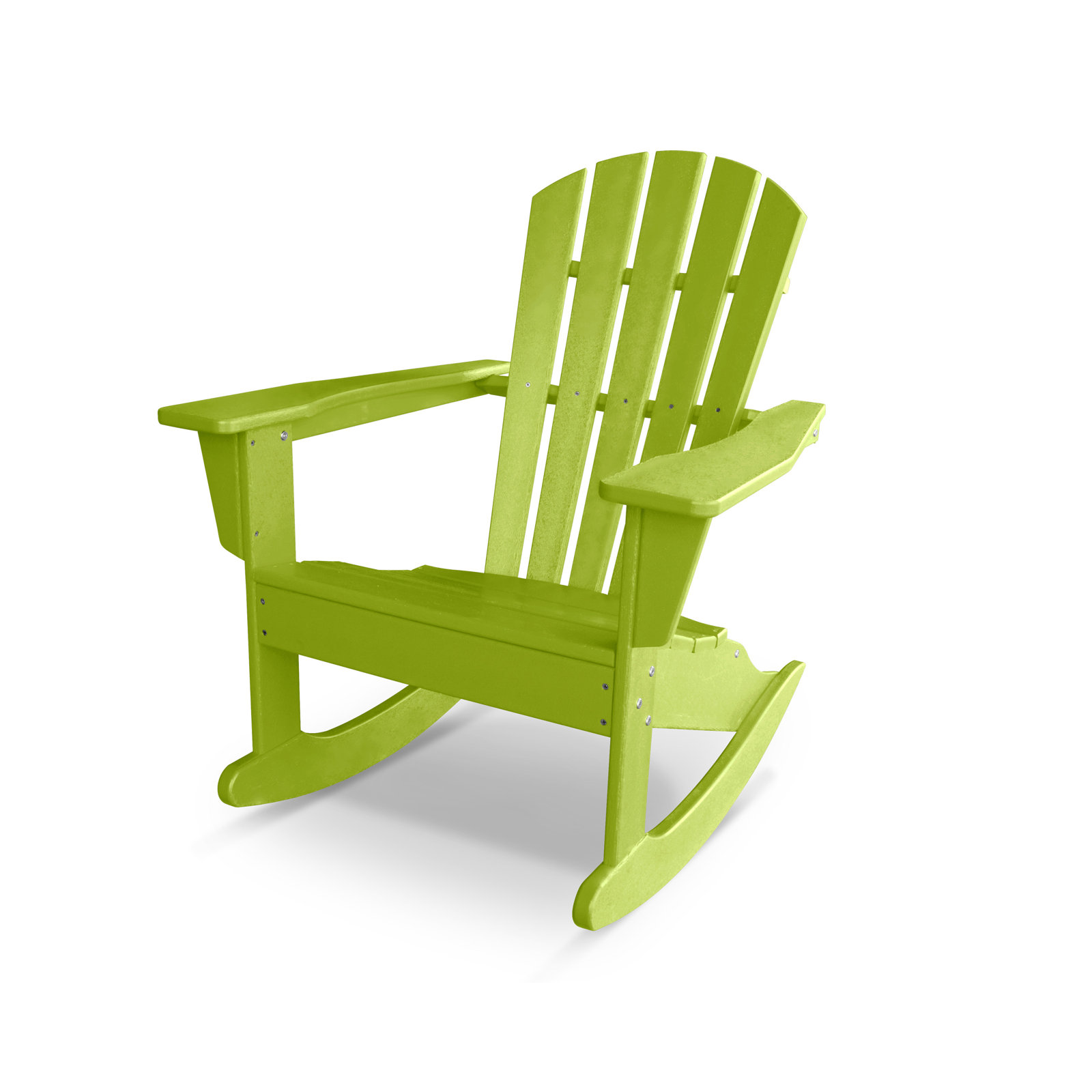 POLYWOOD® Palm Coast Rocking Adirondack Chair, Lime