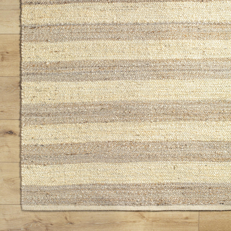 Asmar Natural Fibers Striped Indoor Rug, Rectangle 9' x 12'