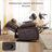 39.8'' Wide Modern Upholstered Faux Leather Manual Reclining Sofa With Pillow Top Arm(Set Of 2)-572900838