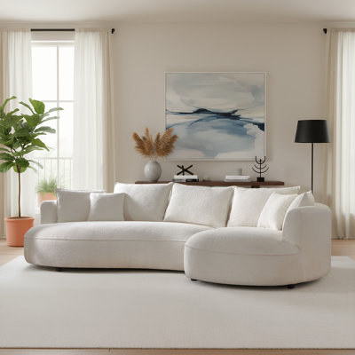 Steubenville 2 - Piece Velvet Sectional