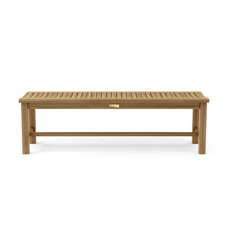 Makenzie Outdoor Teak Dining Bench