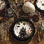 Ensemble de 4 assiettes décoratives Lenox Vintage Halloween Haunted