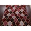 Tapis noir / gris / rouge en laine touffetée à la main Finwith