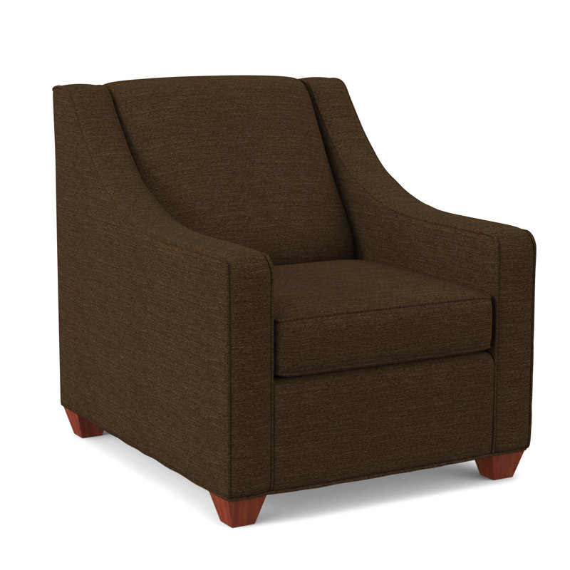 Phillips Upholstered Accent Chair, BM Cherry, Antic Chocolate