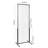 2' x 5.6' Grid Wall Panels Tower, Wire Gridwall Display Racks with T-Base Floorstanding, Double Side Gridwall Panels for Art Craft Shows, Retail Display with Extra Clips and Hooks