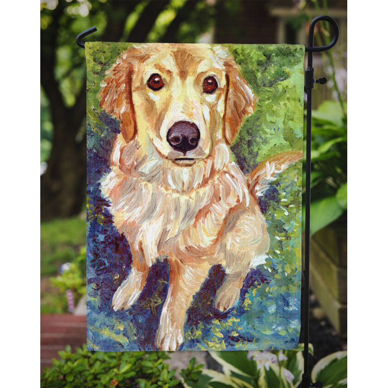 Drapeau de jardin Chouest Golden Retriever Patience