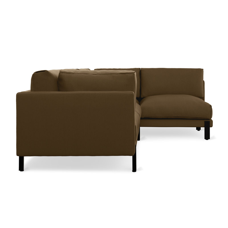 Silverlake XL Sectional - Right Facing, Velvet Cocoa