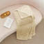 Jeté en molleton pour canapé et lit - couverture beige décorative en jacquard 3D, couverture douce et douillette, douce et confortable, toutes saisons, 50 x 60 pouces-108301447