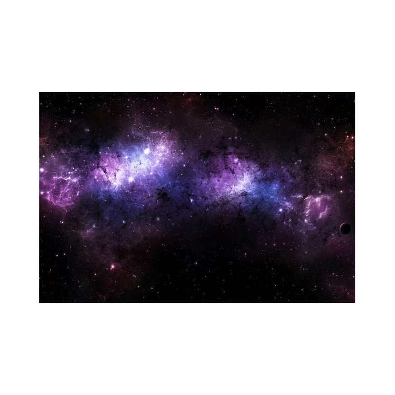 A Massive Nebula Covers A Huge Region Of Space by Justin Kelly - Wrapped Canvas Print, 20.32 cm H x 30.48 cm W
